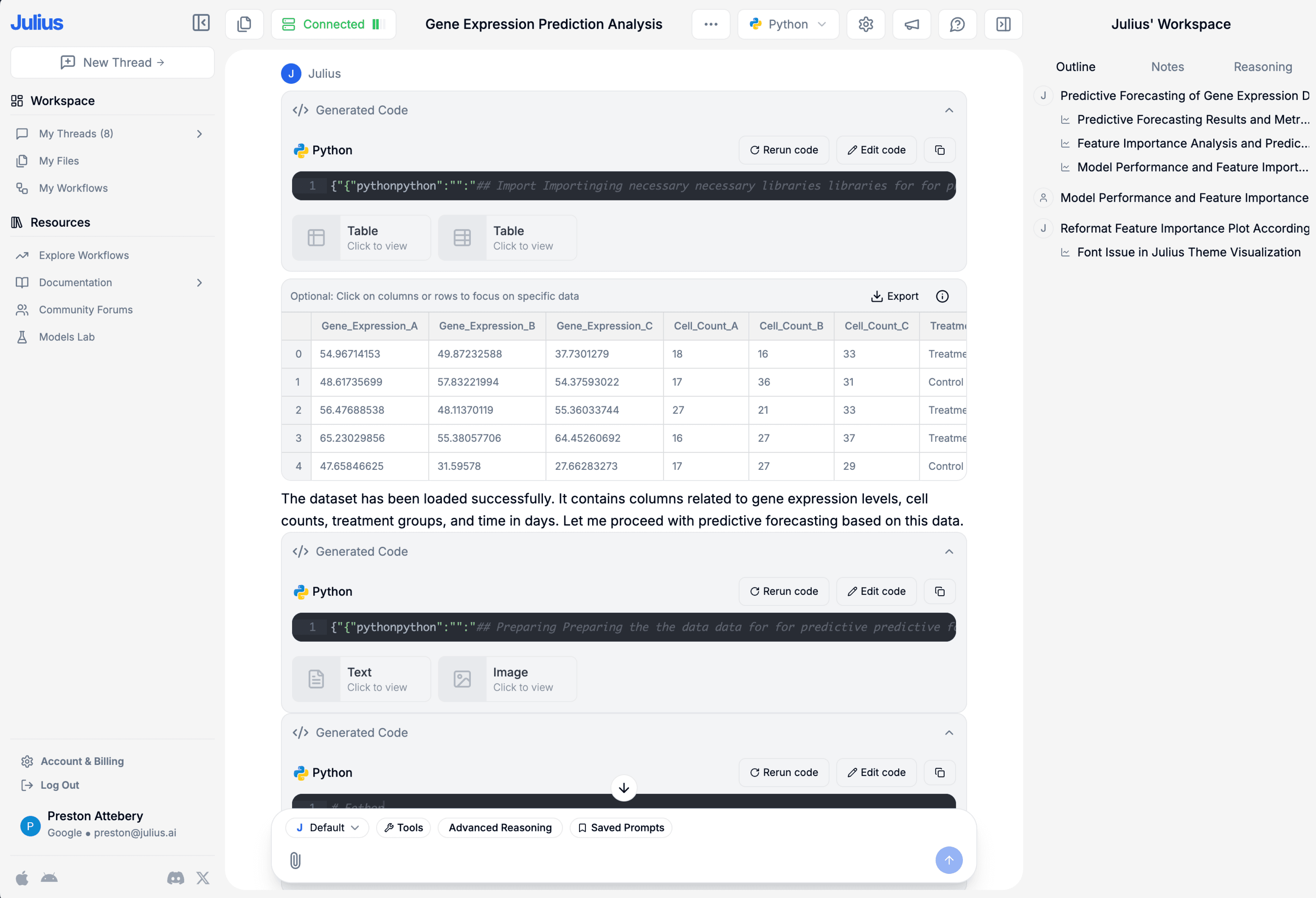 Written report detailing findings from an ANOVA analysis.
