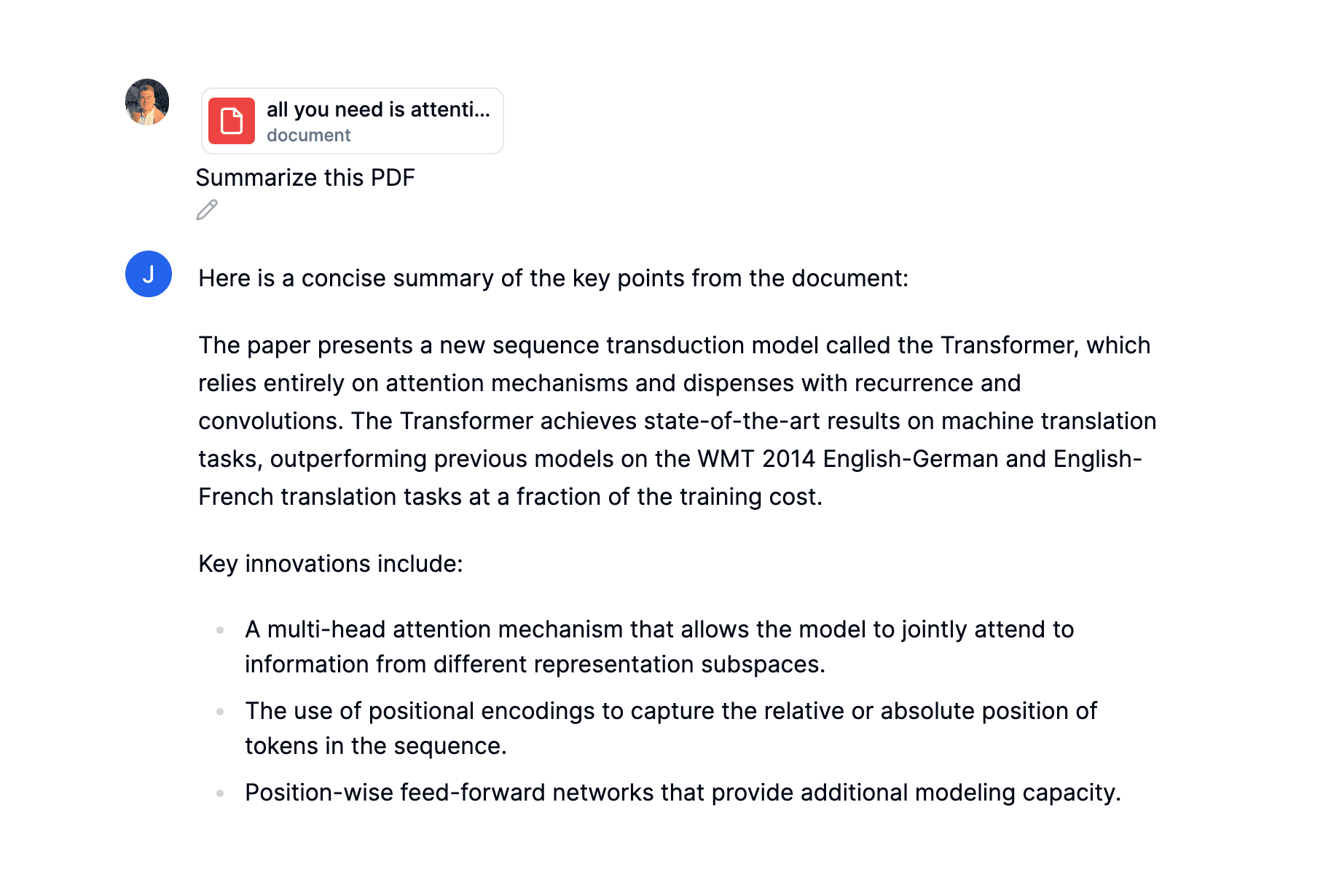 Summarization of a popular AI research paper.
